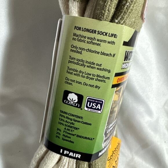 Dan Post Work & Outdoor High Performance Mens Boot Socks 7-10 Brand USA NEW NIP - Picture 5 of 8